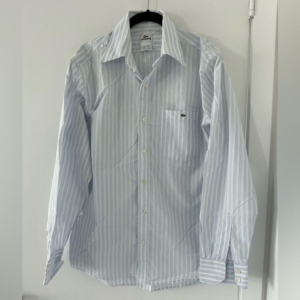 Lacoste Men’s striped long sleeves Size M